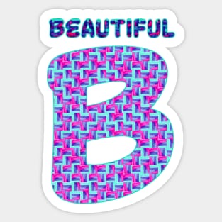 B Sticker